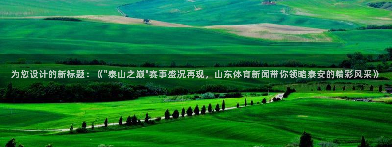 为您设计的新标题：《\